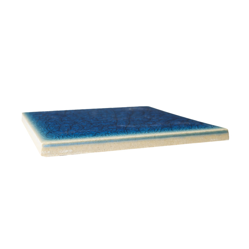 Crystal Navy | 4” x 4" Glaze Tile