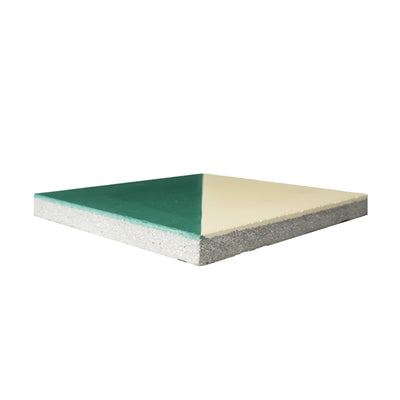 Petite Two-Tone Diagonal Tile: 4” x 4”