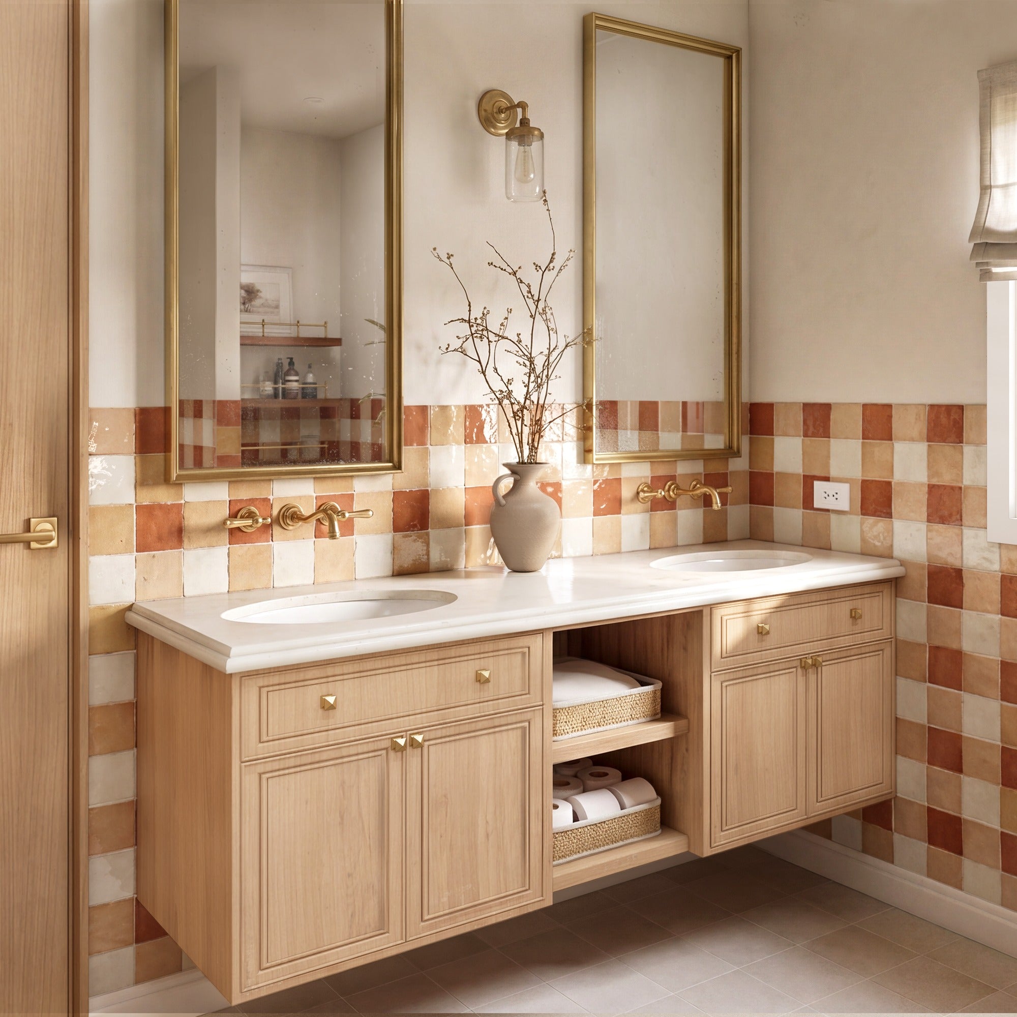Tajine Red Zellige Tile - Stylish Square Tile Choice – LiLi Tile
