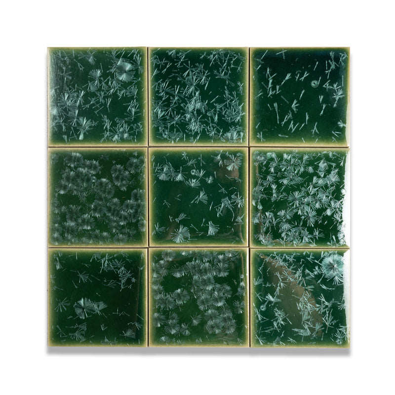 Bacardi Green | 4” x 4" Glaze Tile