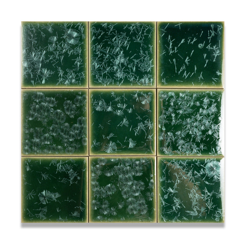 Bacardi Green | 4” x 4" Glaze Tile