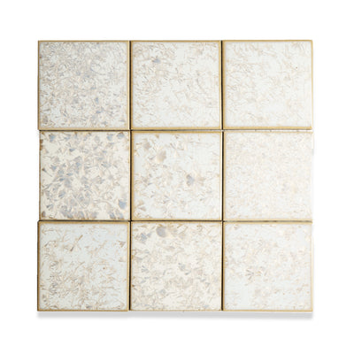 Coco White | 4” x 4" Glaze Tile