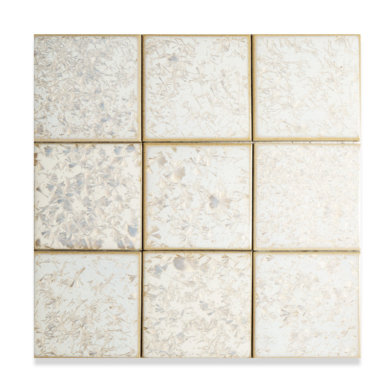 Coco White | 4” x 4" Glaze Tile