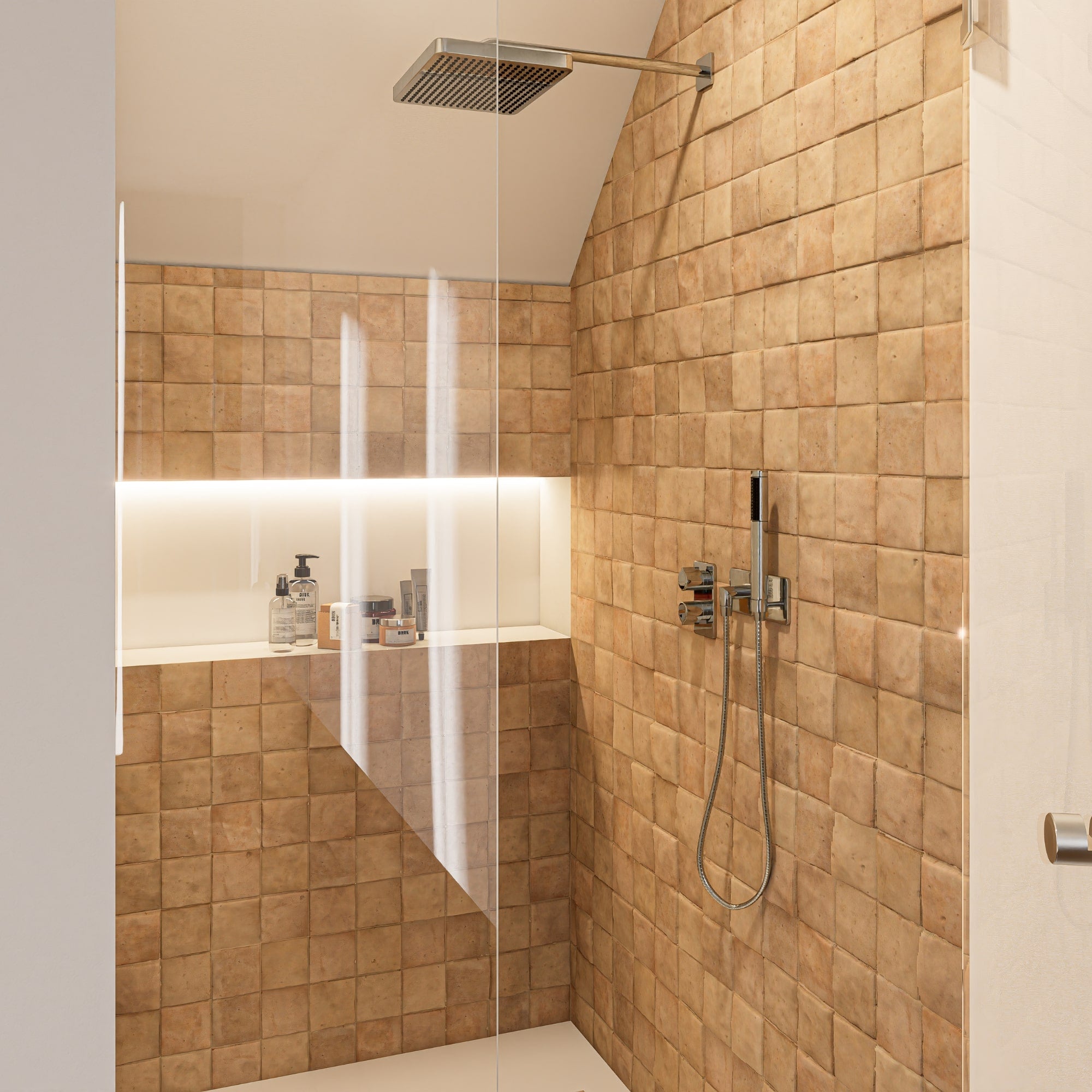 Fossil Zellige Tile - 4x4 Square – LiLi Tile