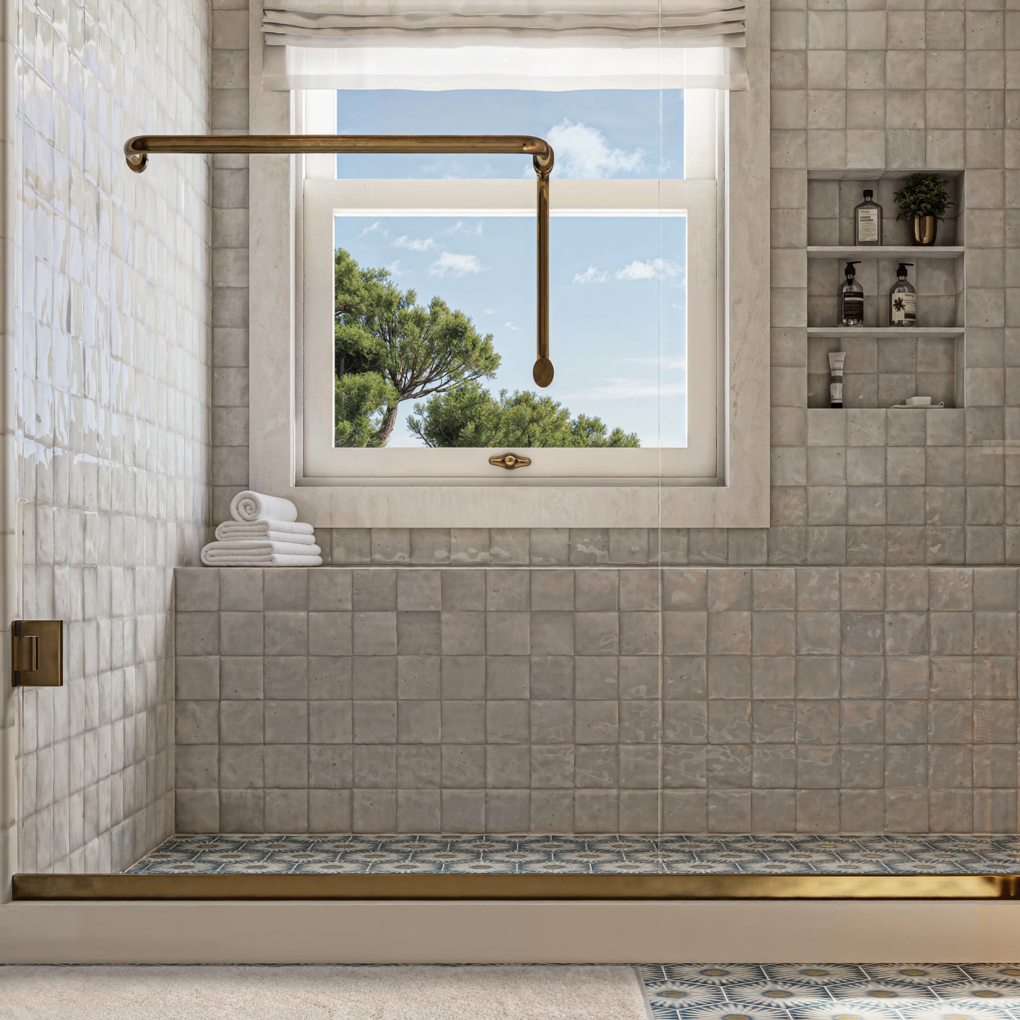 Magnolia White Zellige 4x4 Tile - Handcrafted Moroccan Clay – LiLi