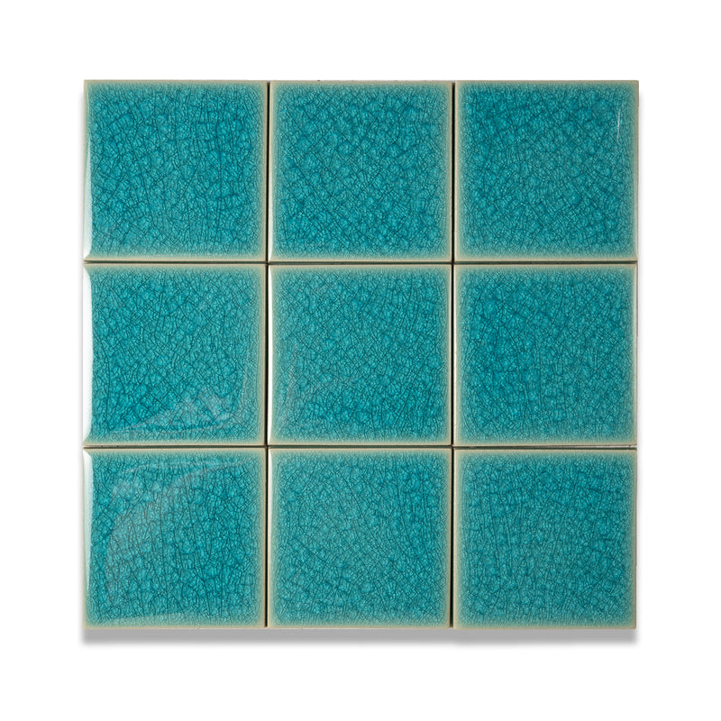 New Aquamarine | 4” x 4" Glaze Tile