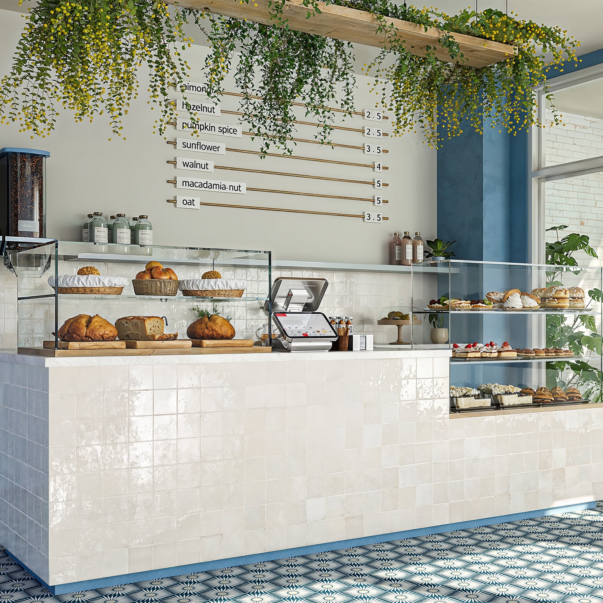 Zellige Tiles: Soft White 4x4 Square for Elegant Spaces – LiLi Tile