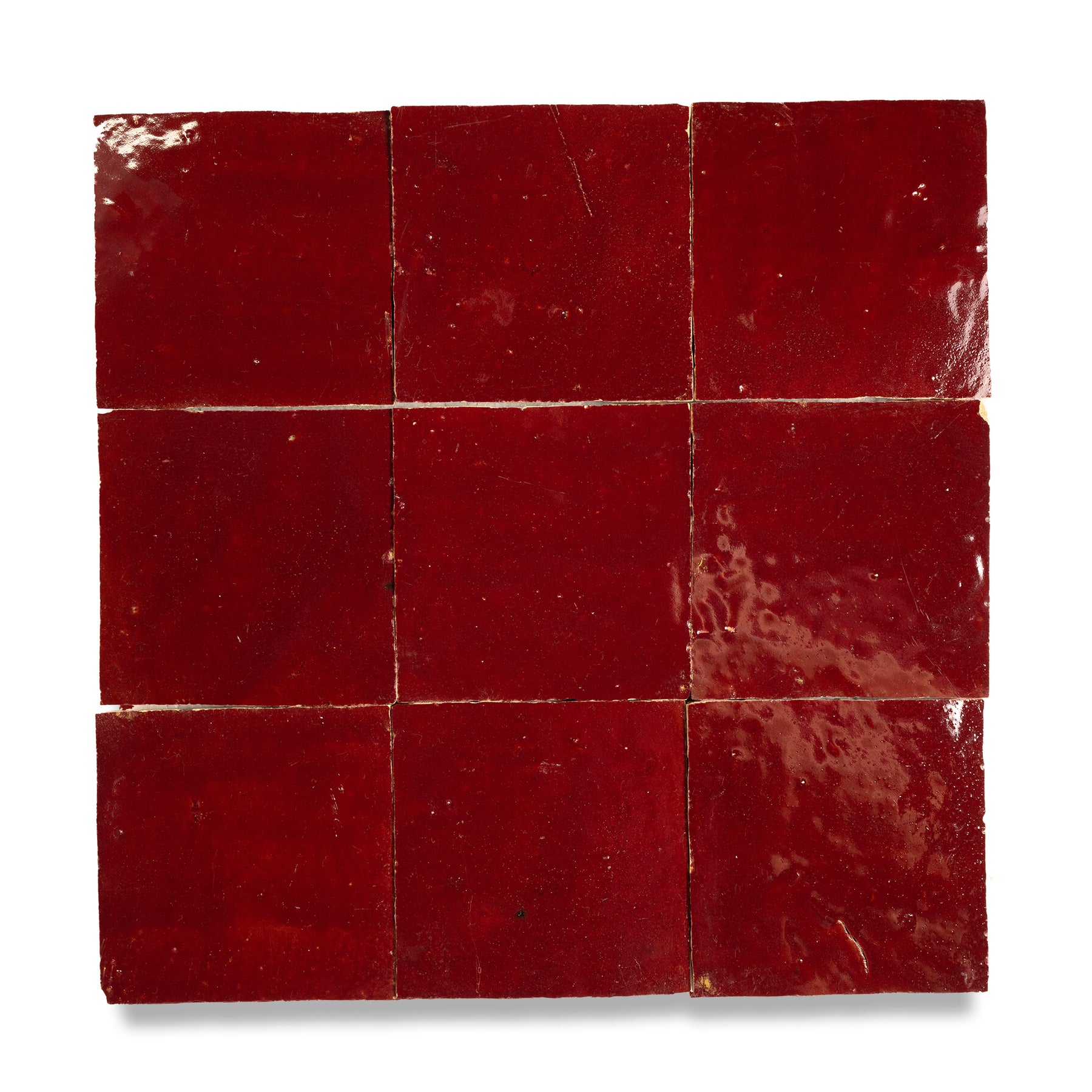 Paprika Red Zellige Tile - Chic Square Design Option – LiLi Tile