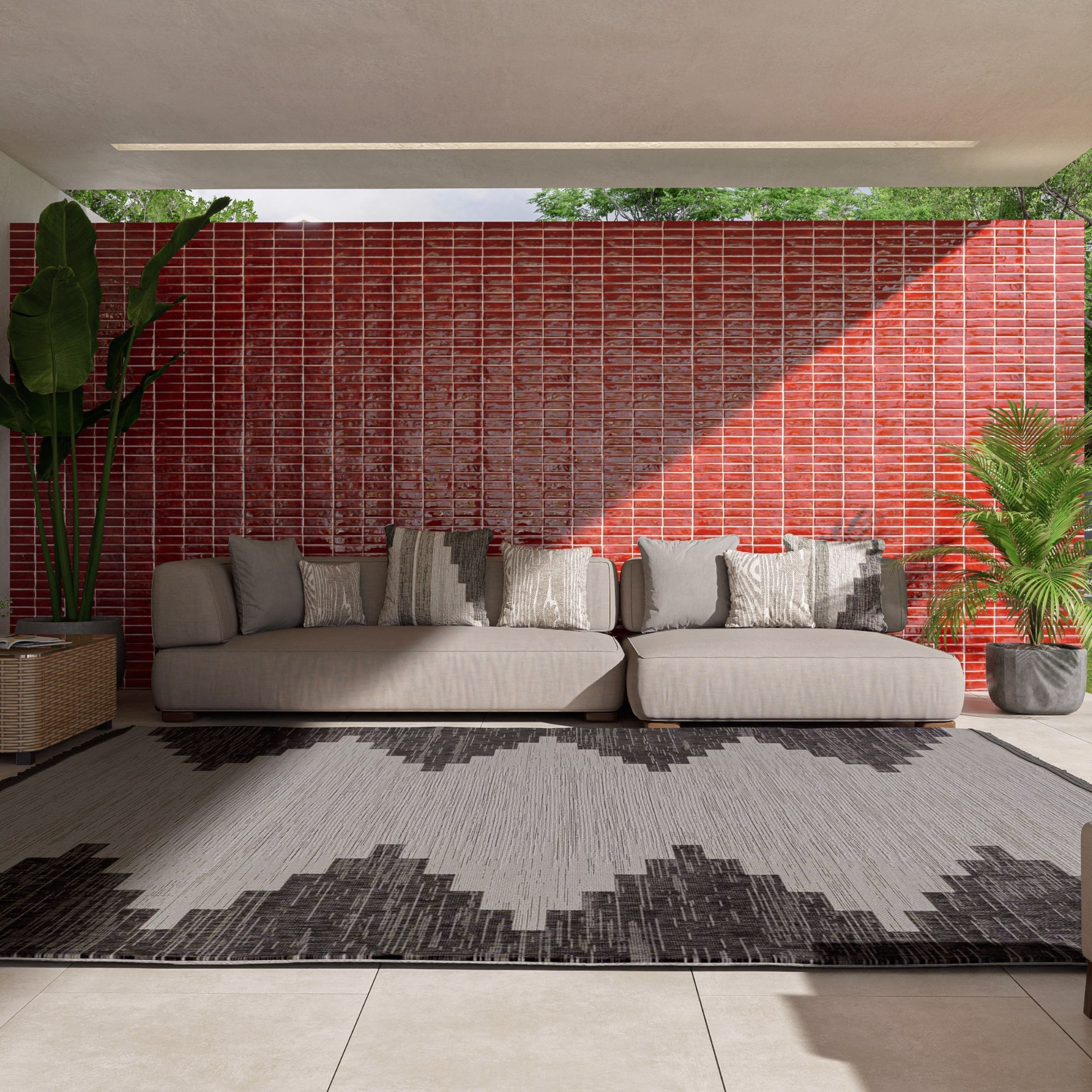 Paprika Red Zellige Tile 2x6 Bejmat: Vibrant Hue for Space – LiLi Tile