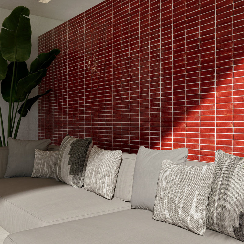 Paprika Red Zellige Tile - 2x6 Bejmat