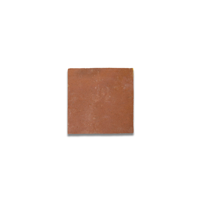 Tajine Red Zellige Tile - 4x4 Square