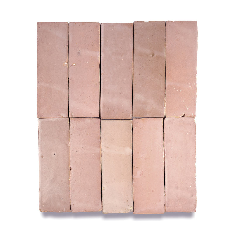 Desert Rose Zellige Tile - 2x6 Bejmat