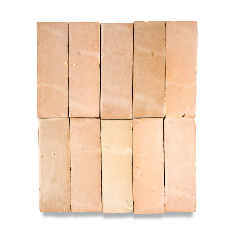 Desert Rose Zellige Tile - 2x6 Bejmat