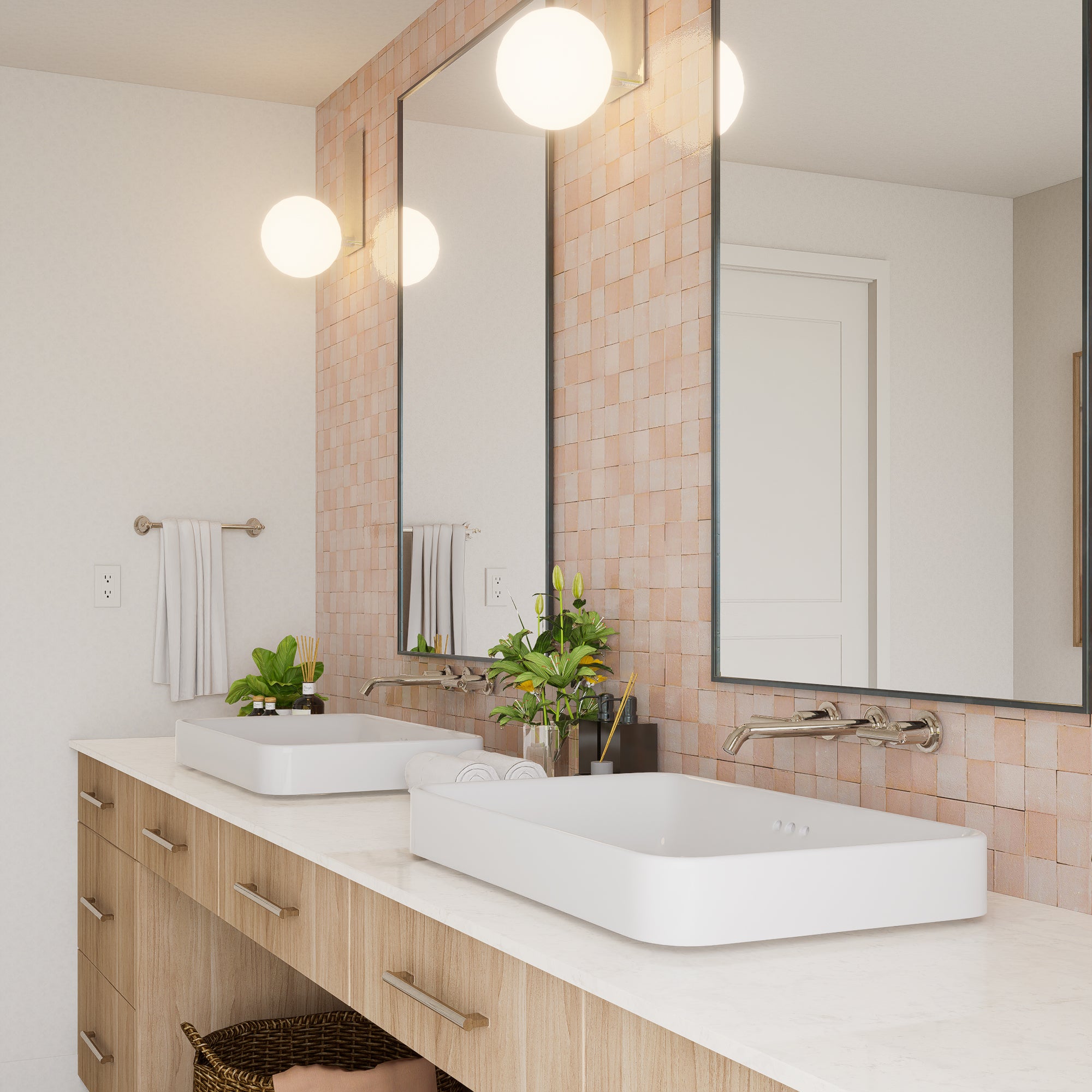 Desert Rose Zellige Tile 2x2 Mosaic: A Beautiful Option – LiLi Tile