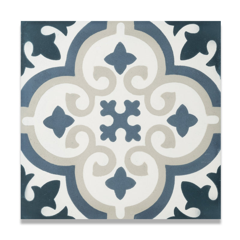 Nora Cement Tile: 6” x 6”