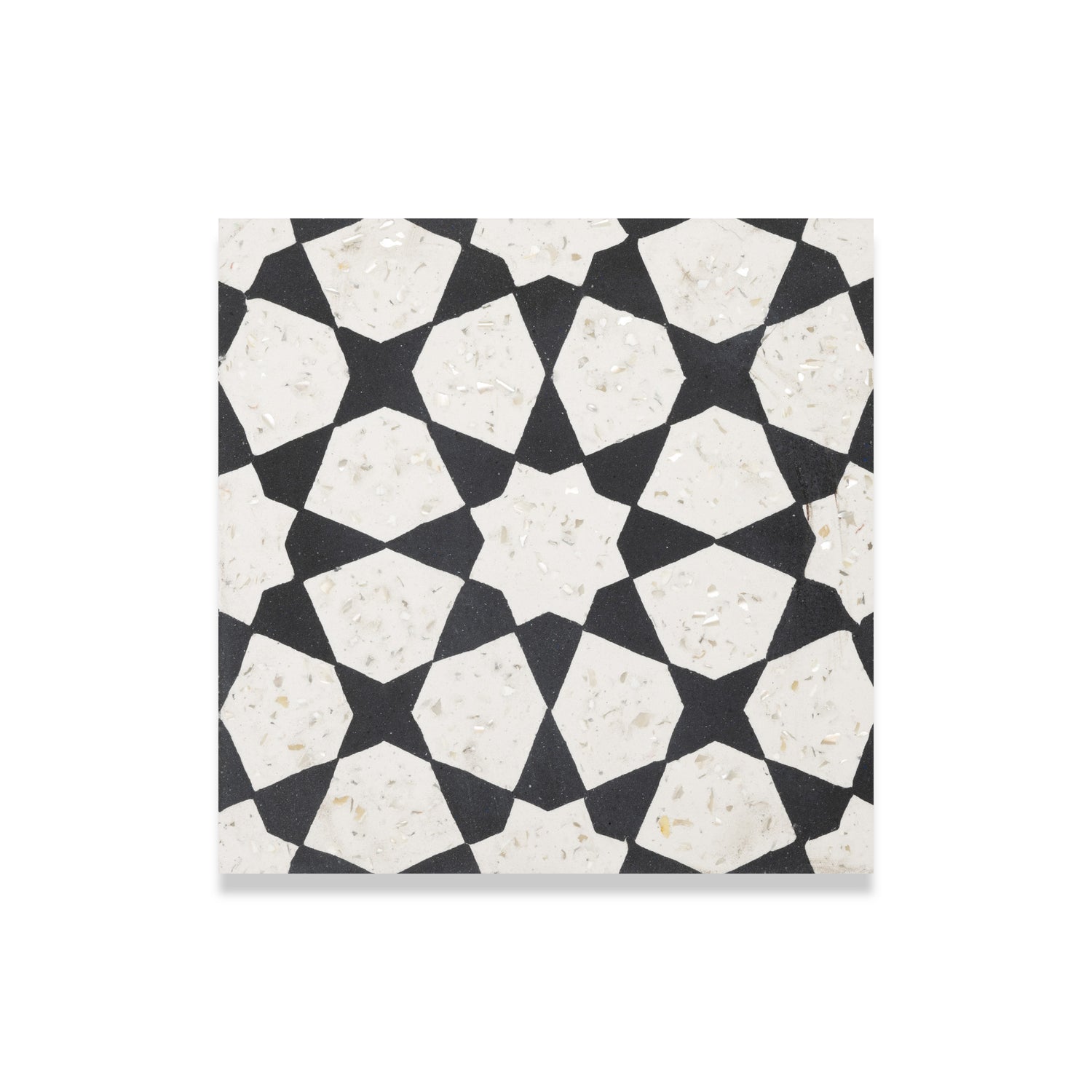 Spark 50 Mother of Pearl Terrazzo 6"x6" Floor & Wall Tile