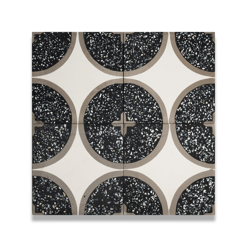 Centro Mother of Pearl Terrazzo Cement Tile