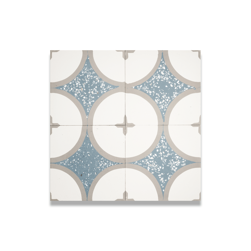 Centro Mother of Pearl Terrazzo Cement Tile