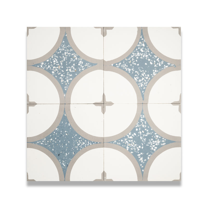 Centro Mother of Pearl Terrazzo Cement Tile