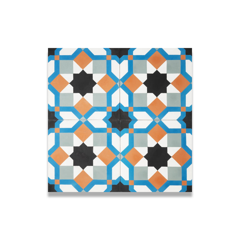 Marok Cement Tile: 6” x 6”