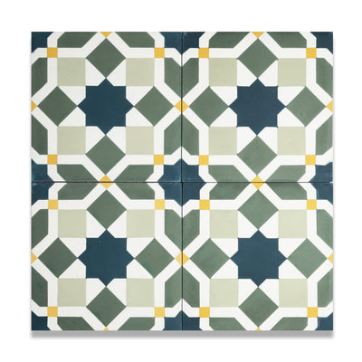 Marok Cement Tile: 6” x 6”