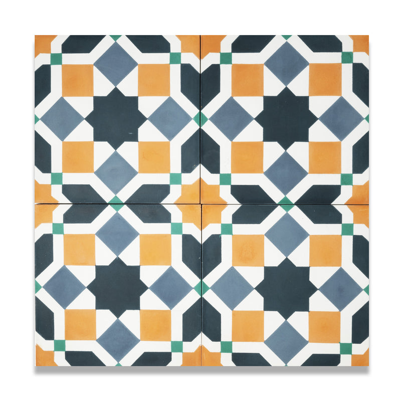 Marok Cement Tile: 6” x 6”