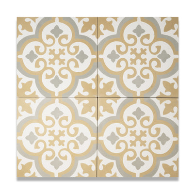 Nora Cement Tile: 6” x 6”