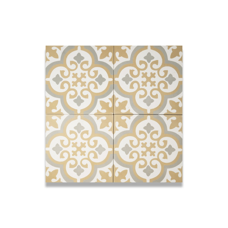 Nora Cement Tile: 6” x 6”