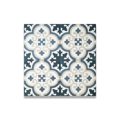 Nora Cement Tile: 6” x 6”