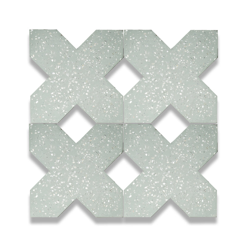 X Cement Tile: 6” x 6”