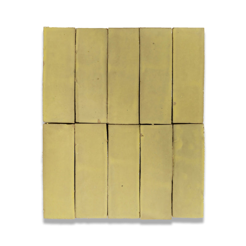 Chamomile Zellige Tile - 2x6 Bejmat