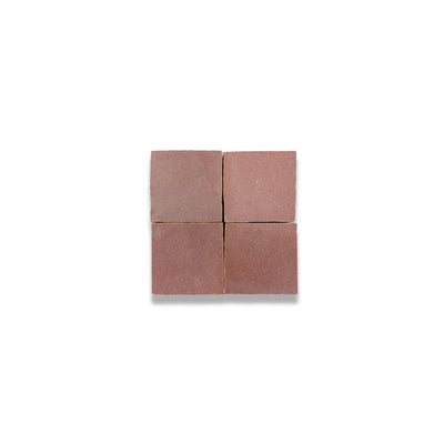 Rabat Rose Zellige Tile - 2x2 Mosaic