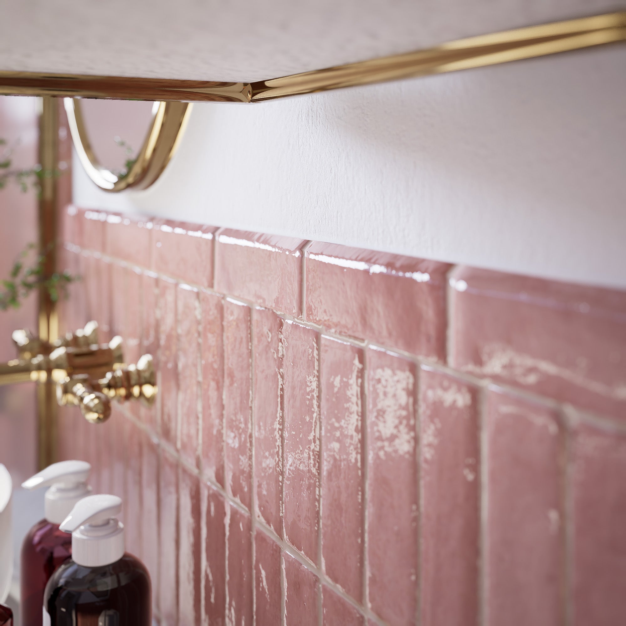 Rabat Rose Zellige Tile - 2x6 Bejmat – LiLi Tile