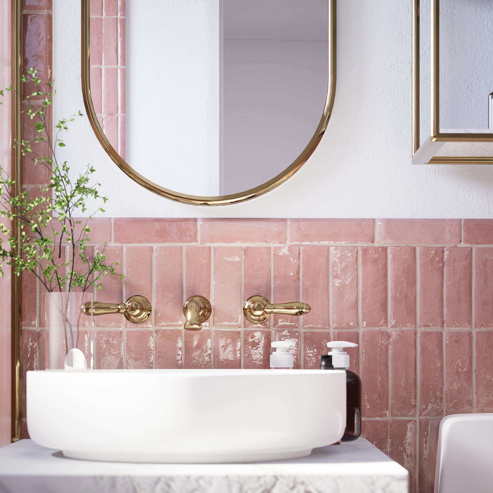 Rabat Rose Zellige Tile - 2x6 Bejmat – LiLi Tile