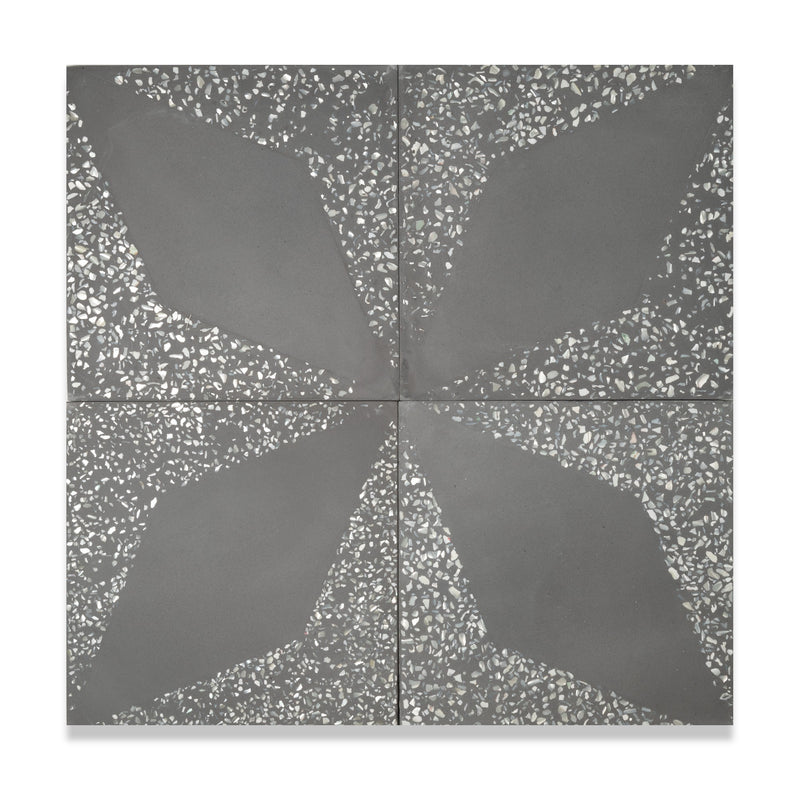 Eden Mother of Pearl Terrazzo Cement Tile