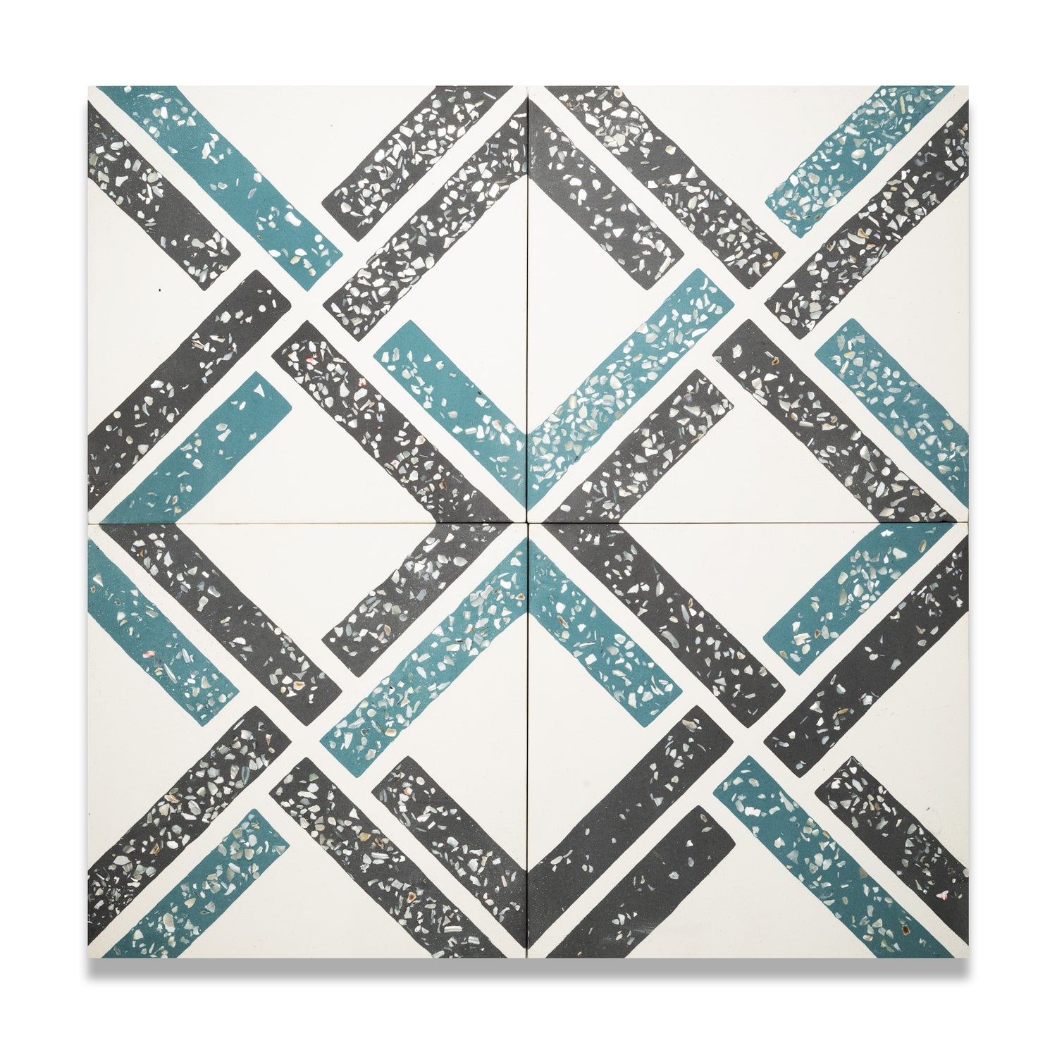 Lax Mother of Pearl Terrazzo 8"x8" Floor & Wall Tile