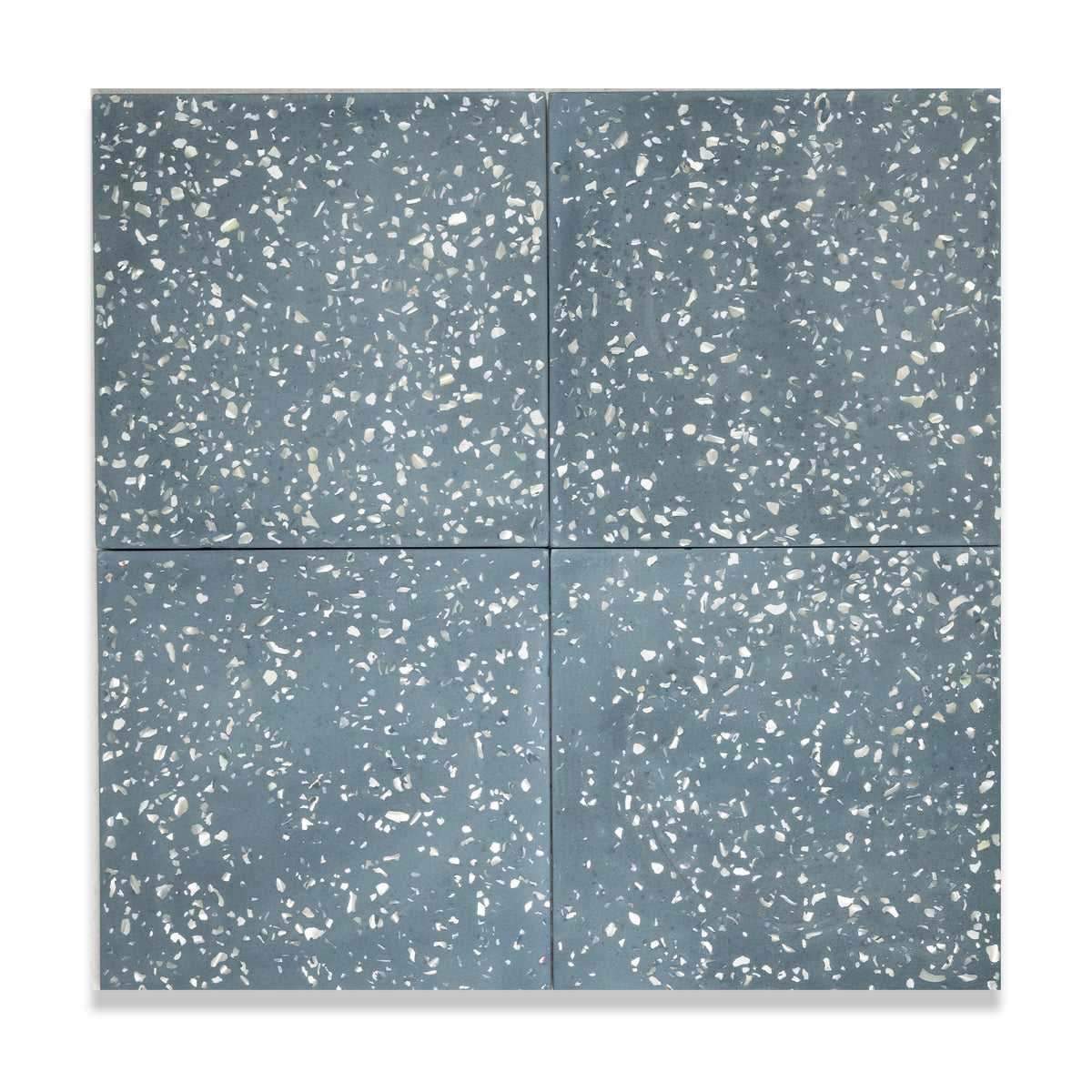 Mother of Pearl Terrazzo Tile: 8” x 8” LiLI tile 