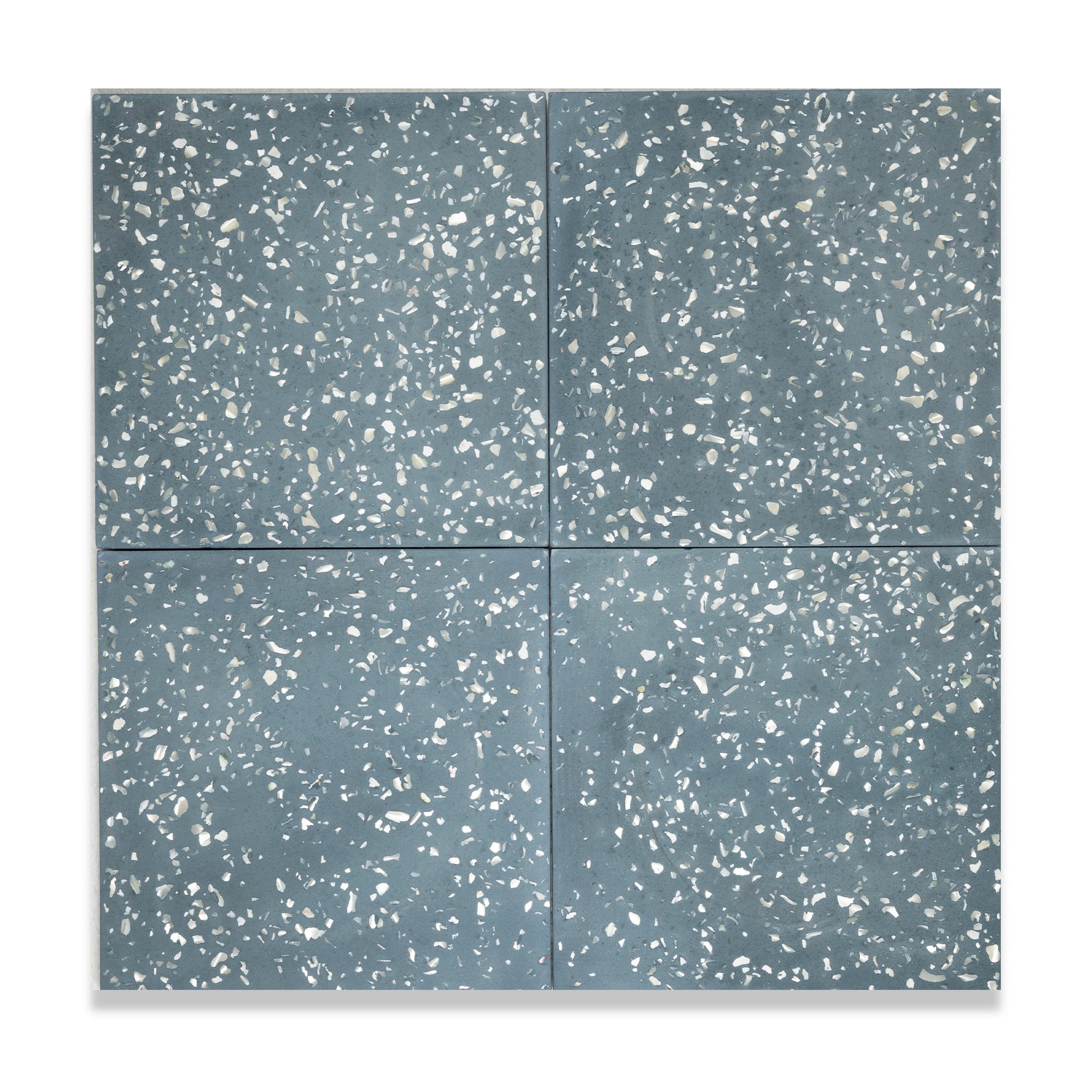 Mother of Pearl Terrazzo Tile: 8” x 8” LiLI tile 