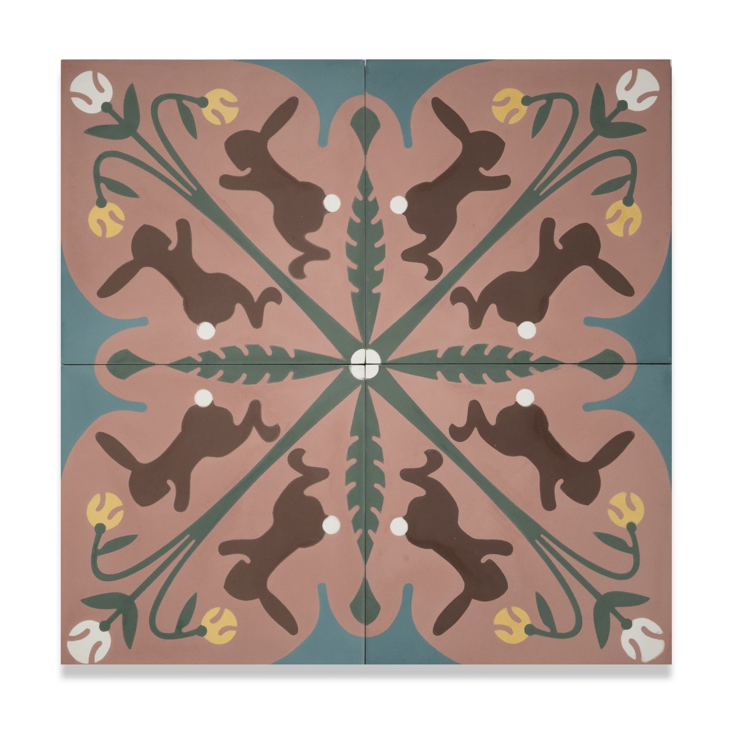 Rabbits x Adam Trest 8"x8" Floor & Wall Tile