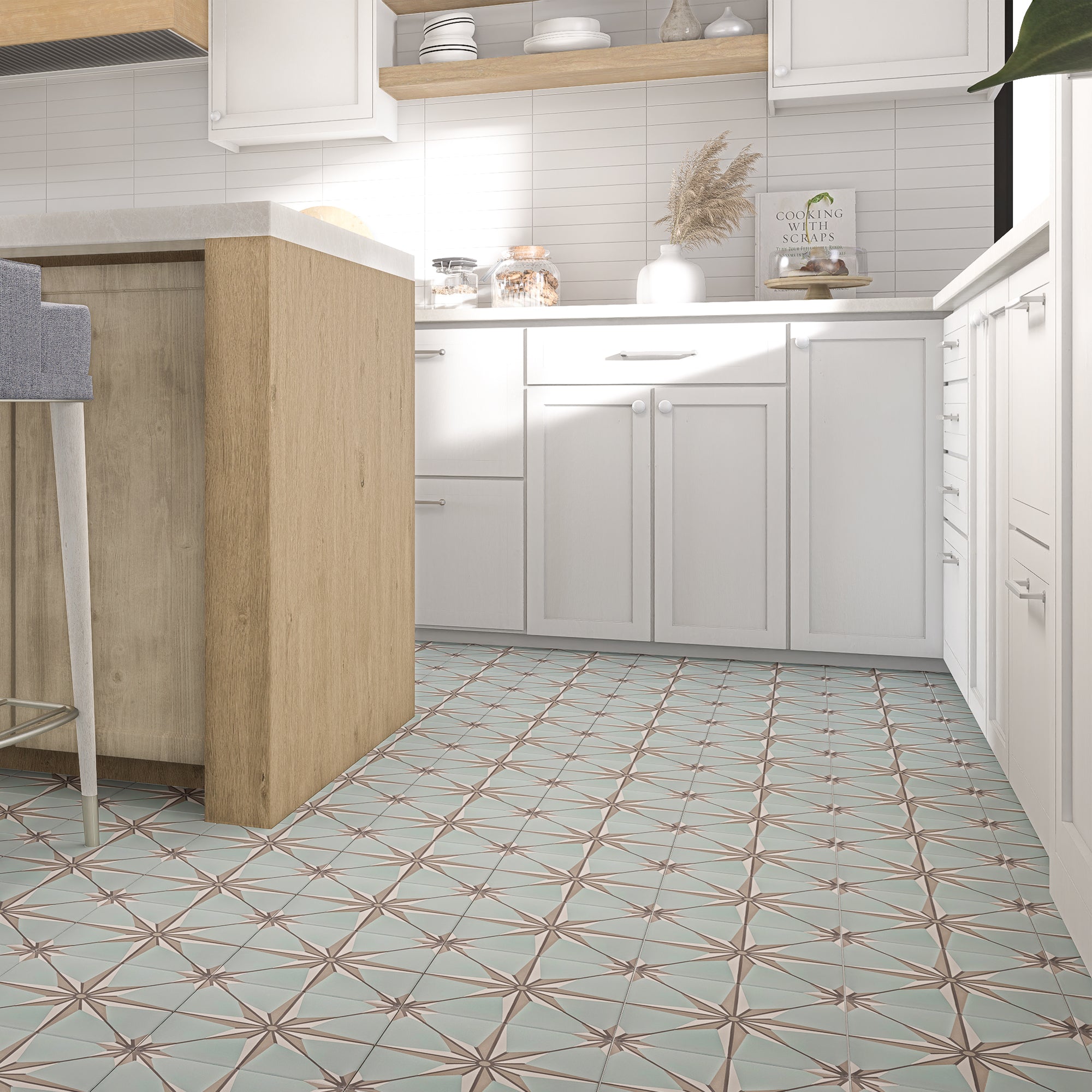 Sky 8x8 Tile: Adding a Touch of Elegance to Your Space – LiLi Tile