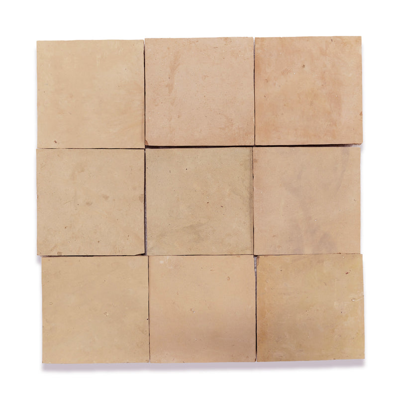 Fossil Zellige Tile - 4x4 Square