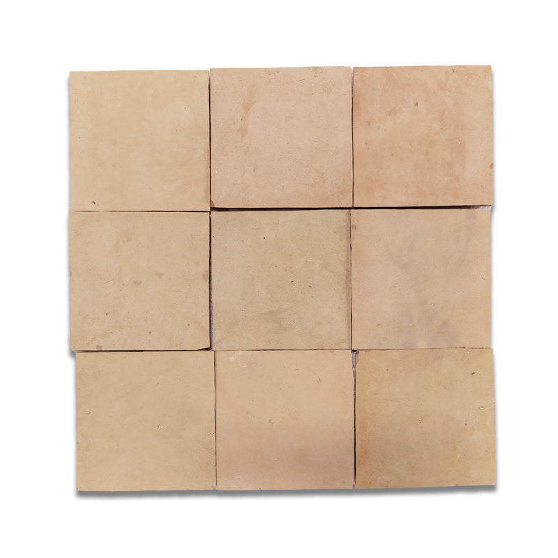 Fossil Zellige Tile - 4x4 Square