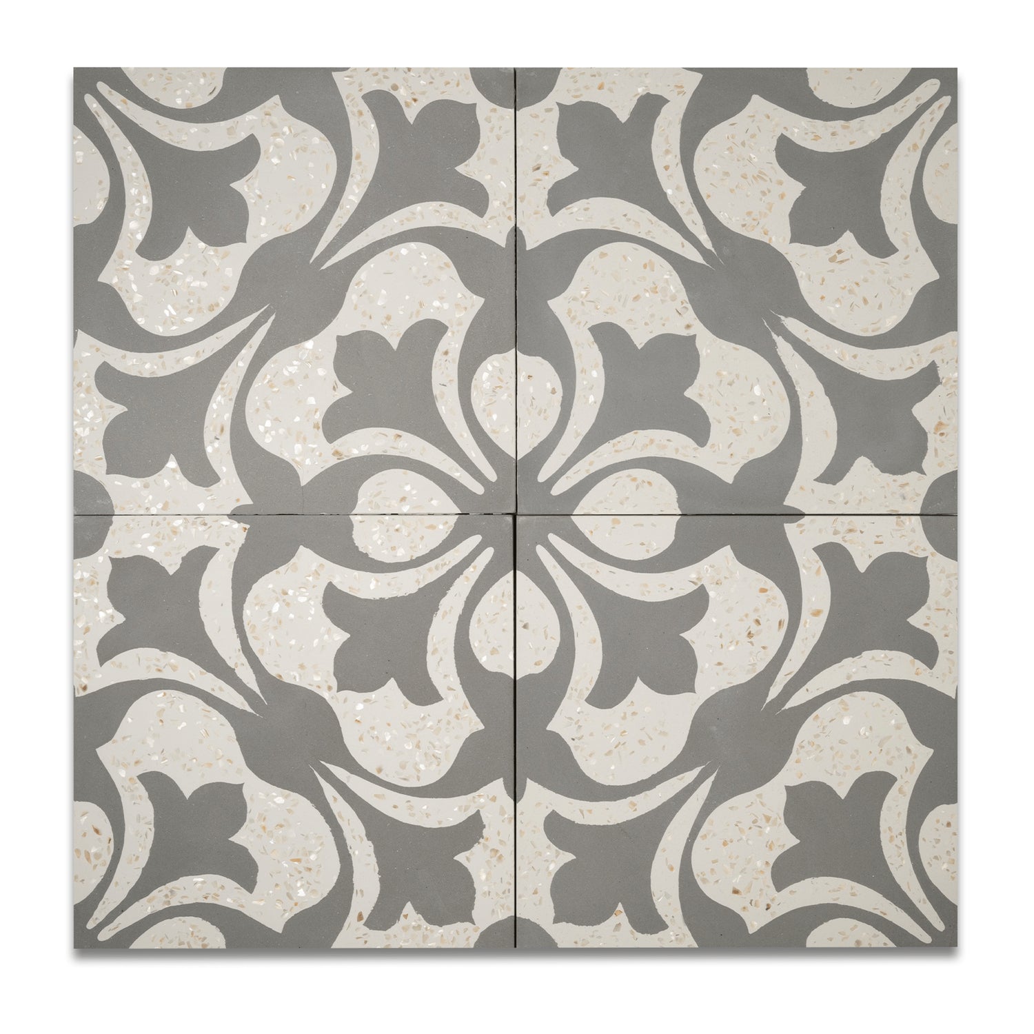 Abigale 50 Mother of Pearl Terrazzo 8"x8" Floor & Wall Tile