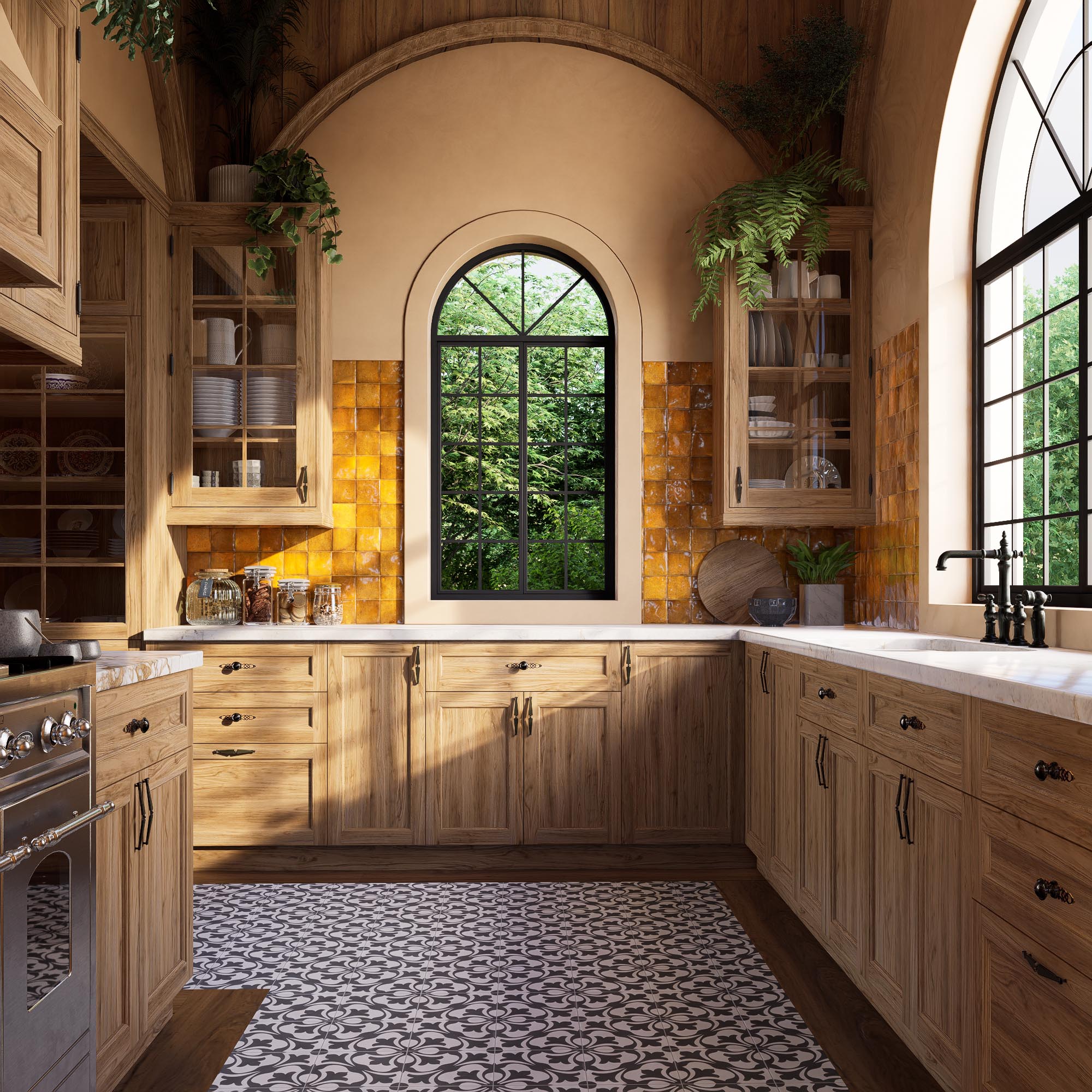 Moroccan Charm: Kasbah Camel Zellige Tile 4x4 Square – LiLi Tile