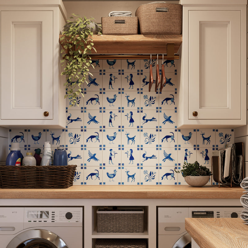 Pardal x Adam Trest 6"x6" Floor & Wall Tile