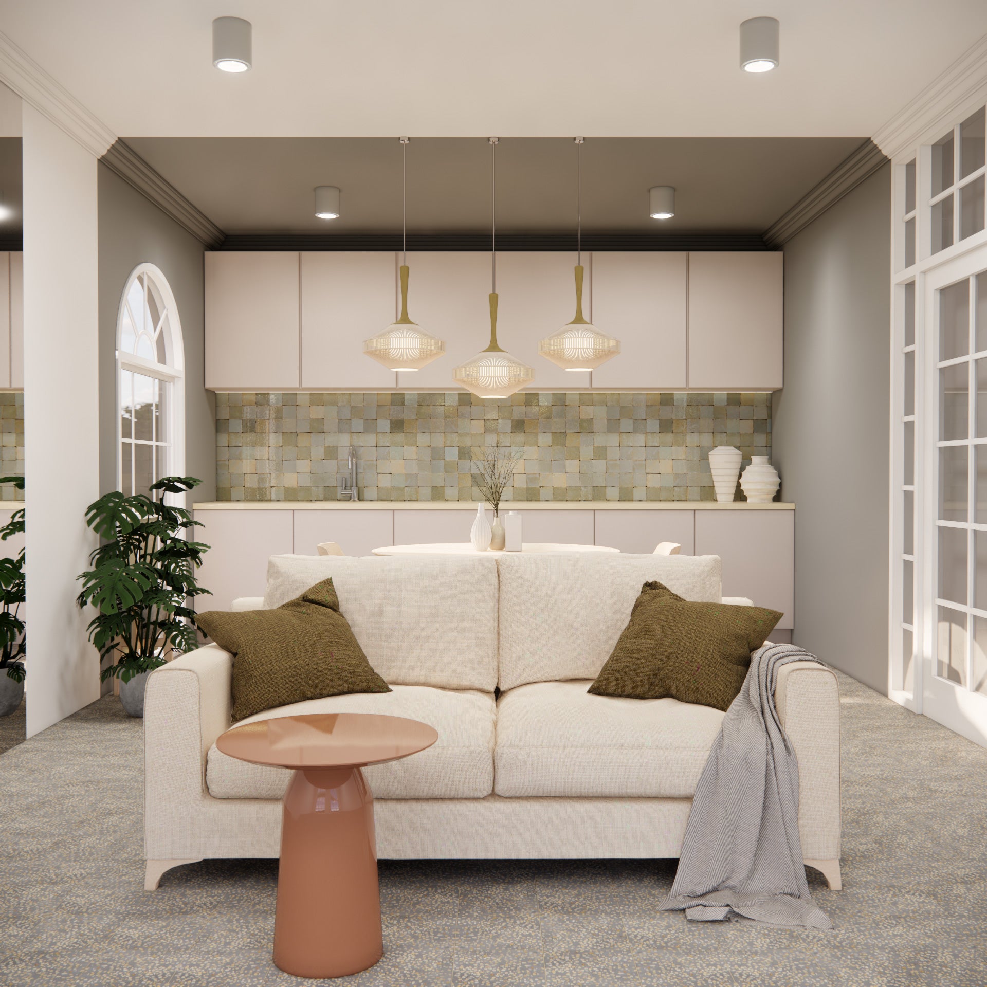 Mirage Blue Zellige Tile 2x2 Mosaic - Elegant and Unique – LiLi Tile