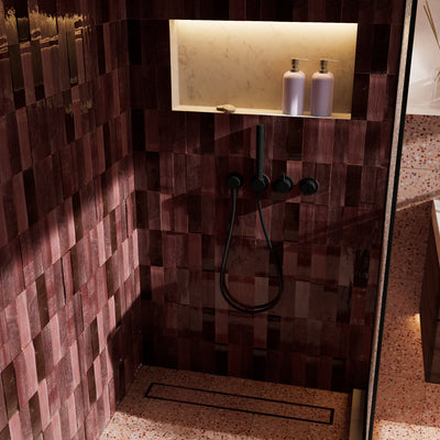 Royal Plum Zellige Tile - 2x6 Bejmat