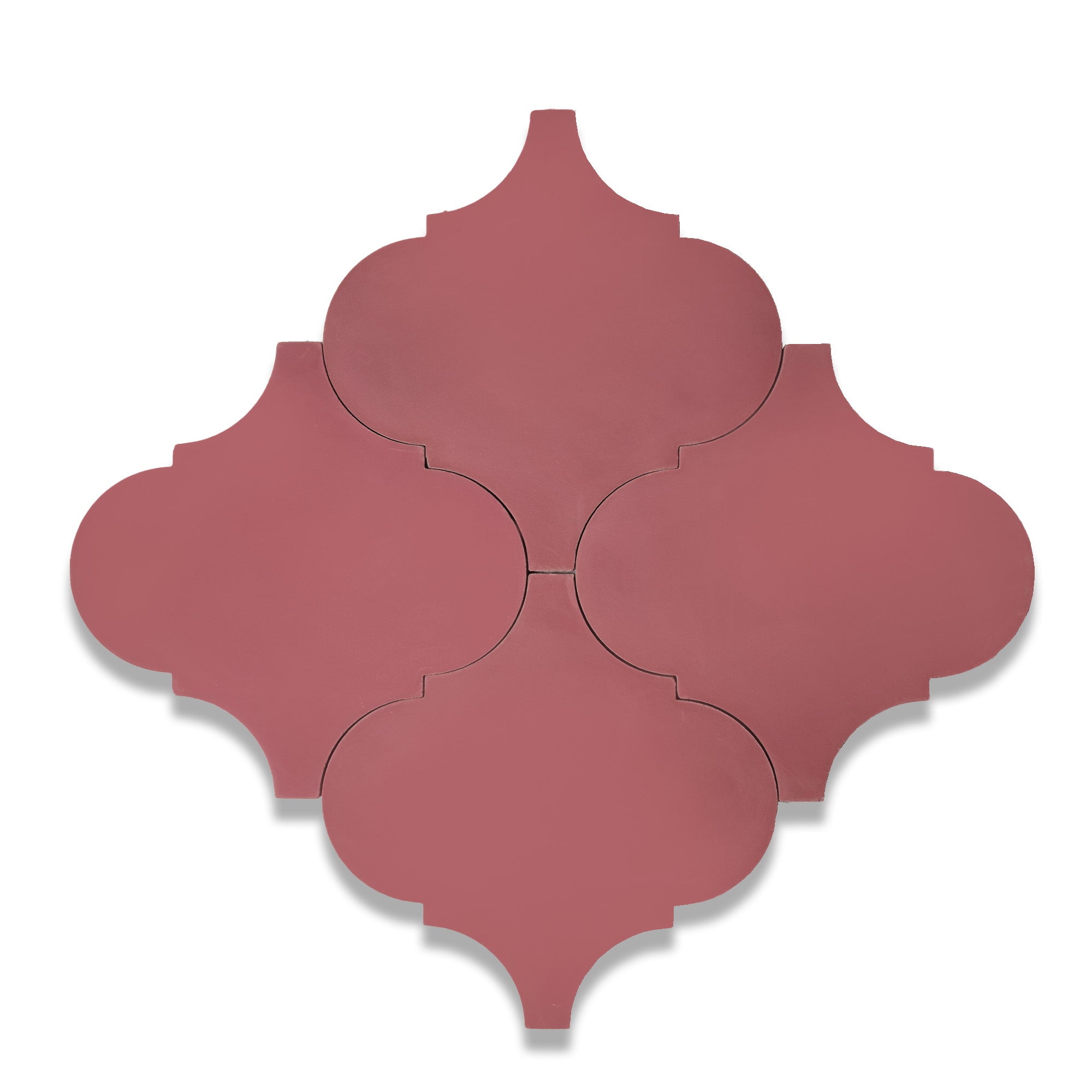 Arabesque Cement Tile 8x8 Beige (8001) — multi-tile flat lay