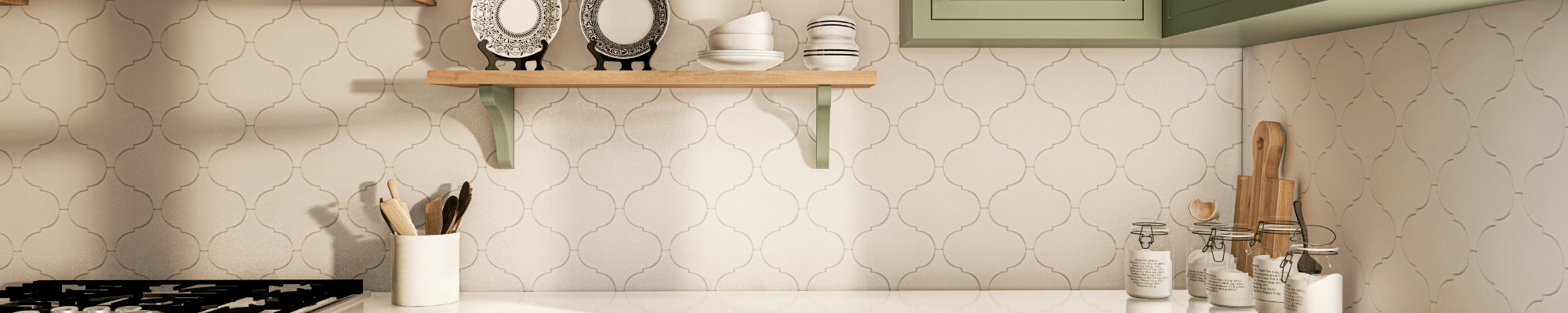 8x8 Inch Arabesque Tiles