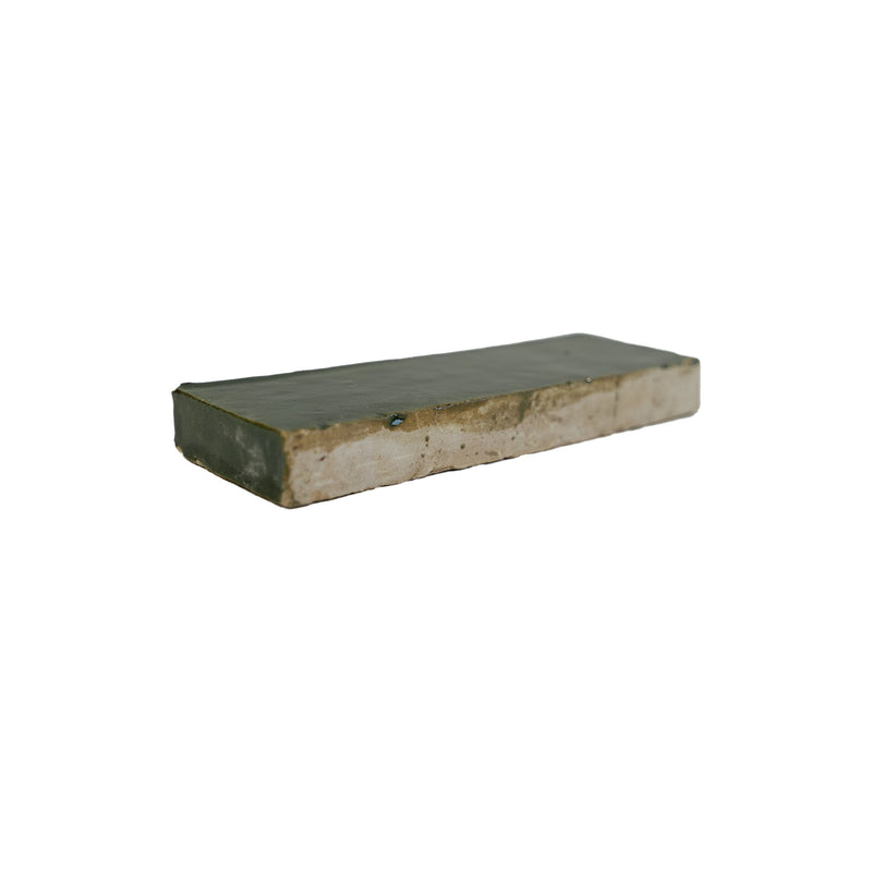 Olive Green Zellige Tile - 2x6 Bejmat